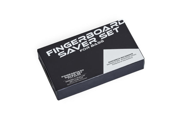 RockCare Bass Fingerboard Saver Set, for medium and jumbo frets 2 pcs of each + Sanding Block 