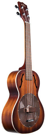 Kala Resonator Brass Tenor Ukulele, with Gigbag