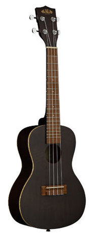 Kala CEMBK - Black Exotic Mahogany Concert Ukelele, with Bag (UB-C)