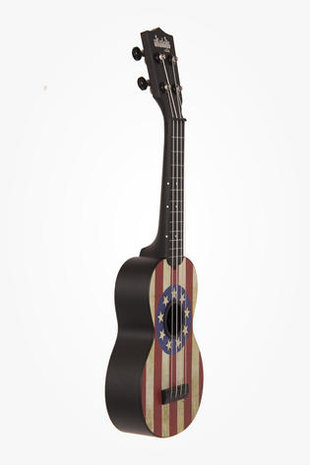 KALA Ukadelic KA-SU-USA - USA Soprano Ukelele, with Tote Bag 