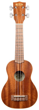 KALA KA-S - Satin Mahogany Soprano Ukelele, with Bag (UB-S)