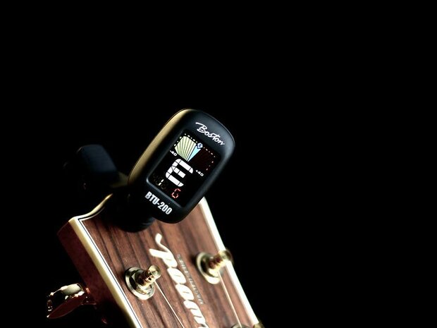 Clipon chromatisch stemapparaat voor gitaar, viool, ukulele, ed, full color display, tuner