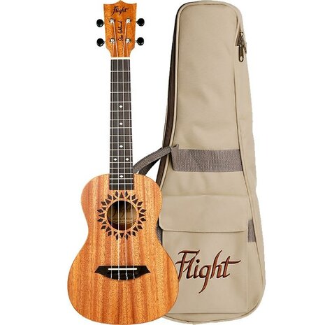 Flight: Elise Ecklund Signature Concert Ukelele with gigbag and booklet