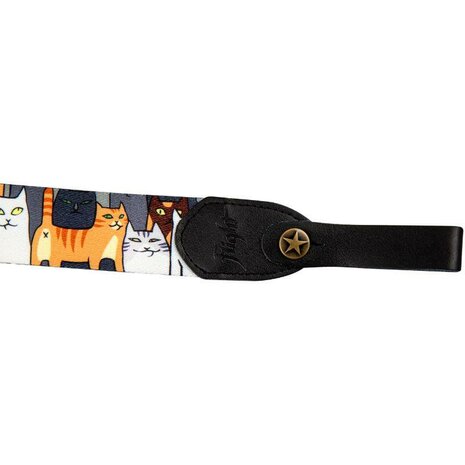 Flight: Polyester Ukelele Strap - Cats