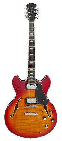 Sire H7 Series Larry Carlton electric archtop, Cherry Sunburst