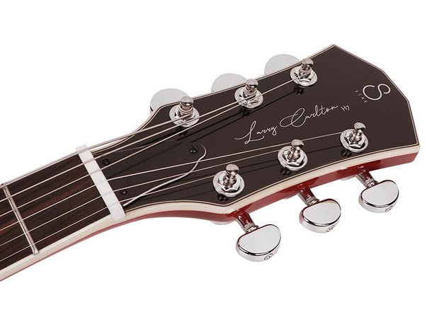 Sire H7 Series Larry Carlton electric archtop, See Through Red