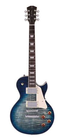 Sire L7 Series Larry Carlton electric LP-style Transparant Blauw