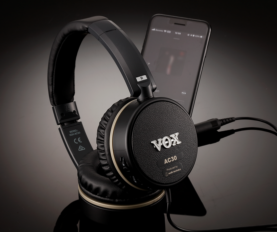 VOX hoofdtelefoon, VGH-AC30, AC30 geluid, Aux-In, effecten 