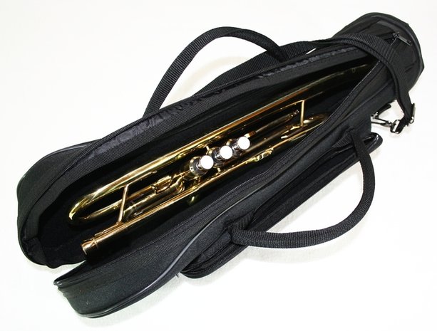 Stevige tas voor Bes trompet, trompethoes