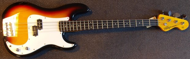 Vintage V4 SB P-Bass in Sunburst