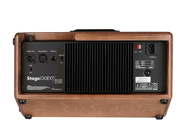 Acus Stage Series stage enclosure 130EXT, 130W actief versterker/ luidsprekersysteem