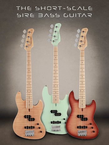 Sire Marcus Miller U5+ Shortscale Mintgreen basgitaar