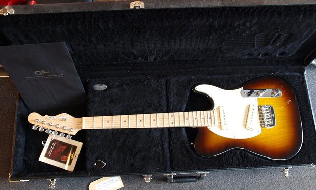 G&L Asat Special Tobacco Sunburst MP USA met certificaat van echtheid