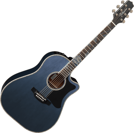 Takamine LTD-2021 Bluerose limited edition met koffer, laatste exemplaar en is op voorraad