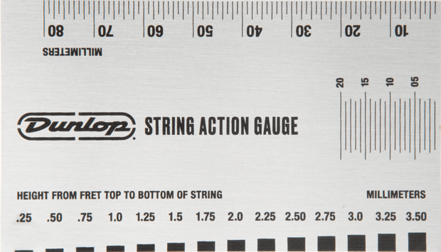 Dunlop DGT04 Action Gauge Snarenmeetlat