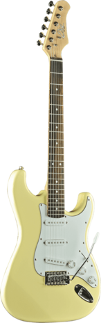 Eko S300CRM Strat, Cream e-gitaarpakket