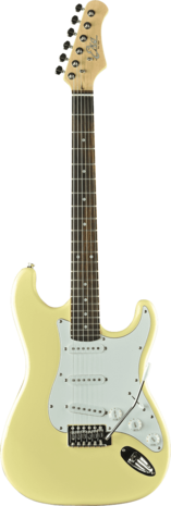 Eko S300CRM Strat, Cream e-gitaarpakket