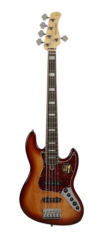 Sire Marcus Miller V7+ alder 5-string 2nd gen bass guitar tobacco sunburst