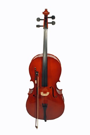 Cello 1/4 (kindermaat) incl gevoerde hoes, strijkstok