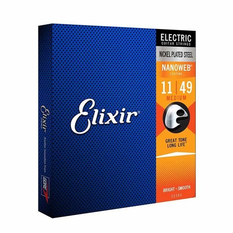 Elixir 12102 011 gecoate snaren voor elektr gitaar medium