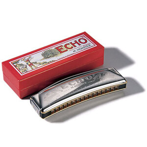 HOHNER Echo 1493/32 double-row harmonica, octave tuned