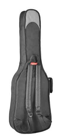 Boston Superpacker gigbag voor elektrische gitaar, 25 mm. voering, diverse accessoiresvakken, zwart en grijs