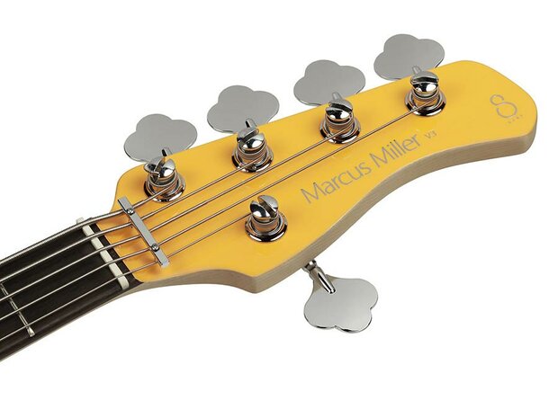 Sire Basses V3+ 2nd Gen Series Marcus Miller 5-snarige basgitaar, Orange