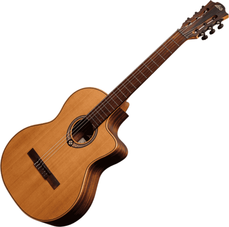 Lâg Occitania OC170CE electro-akoestische klassieke nylonsnarige gitaar, 4/4, nu met koffer
