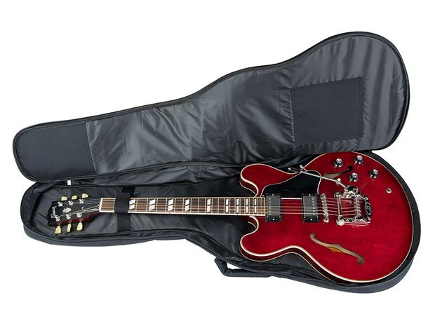 Boston gigbag voor Hollowbody ES-model gitaar, gevoerd