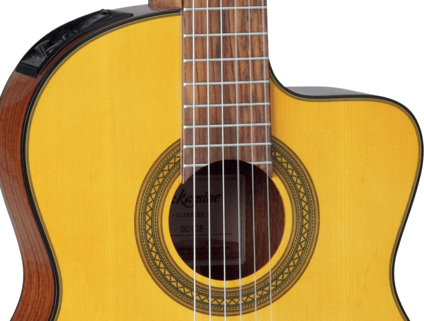 Takamine GC1CENAT Klassieke gitaar Cutaway Electro