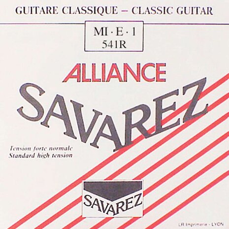 losse Savarez E1, B-2 of G-3-snaar, rectified nylon