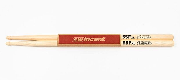 Wincent pair of hickory drumsticks 55F XL