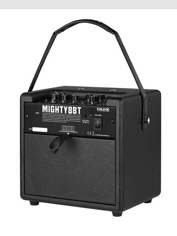 Nux Mighty 8BT digitale versterker 8 Watt - 6,5" speaker bluetooth - DSP - drums - usb - mic ingang