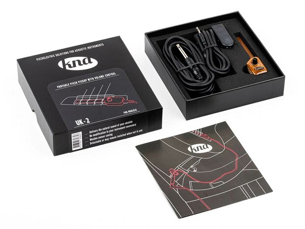 KNA UK2 Pickups ukelele piezo pickup system met volume control