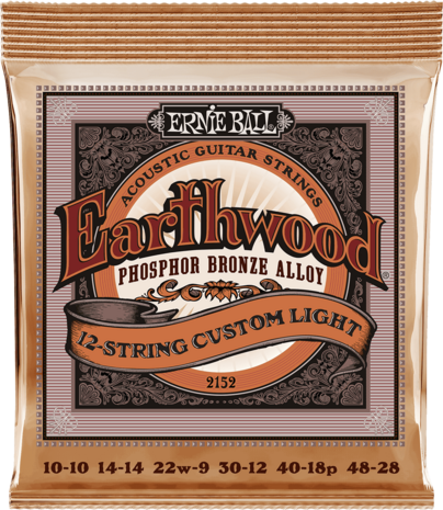 Ernie Ball Earthwood 12-snarig Fosfor Bronze 10-48