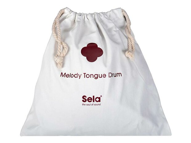 Sela tongue drum 10", 8 tongues, C Major, white