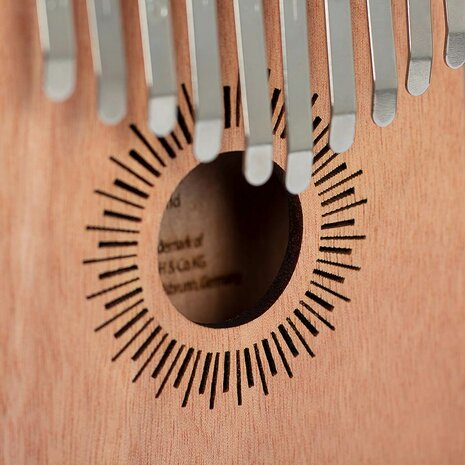 Sela kalimba 'Mahogany 17', duimpiano