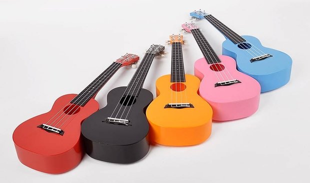 Korala Polycarbon Concertukelele, diverse kleuren