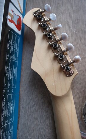 Sky stratocaster-model, Junior, blauw gitaarpakket