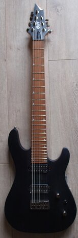 CORT E-Gitaar, KX257, bariton, Matt Black, 7 snaren