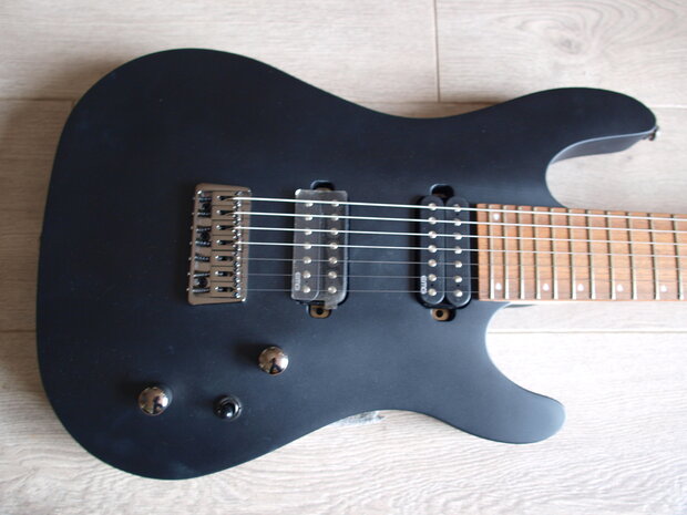 CORT E-Gitaar, KX257, bariton, Matt Black, 7 snaren