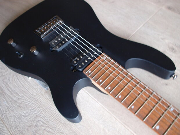 CORT E-Gitaar, KX257, bariton, Matt Black, 7 snaren