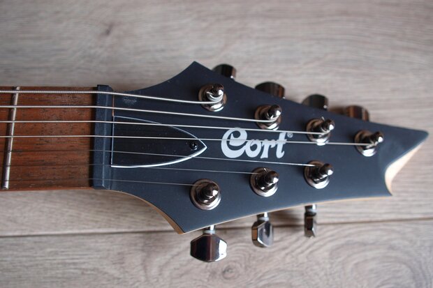 CORT E-Gitaar, KX257, bariton, Matt Black, 7 snaren