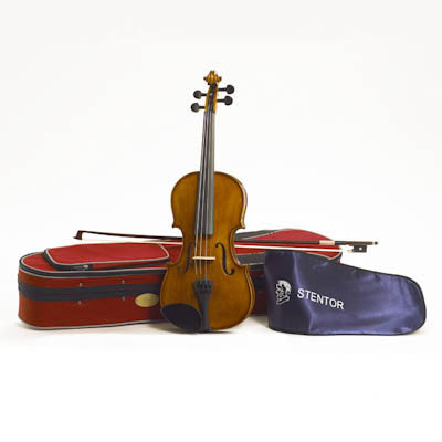 Stentor viool student II, 4/4, massief met strijkstok en koffer, SR1500A