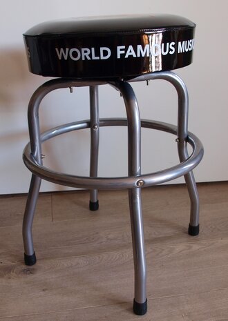 Rotosound kruk ca 60 cm hoog, met 33 cm diameter logo kussen