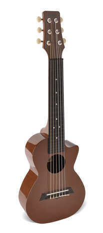 Korala Polycarbon Guitarlele/travelgitaar, oranje of rose