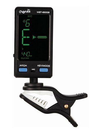 Cherub guitar and bass clip tuner /stemapparaat