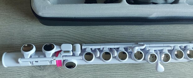 Nuvo Student Flute, White Pink