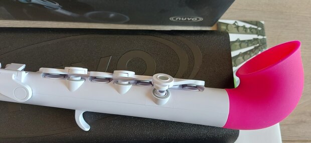 Nuvo jSax standaard kit, wit/rose