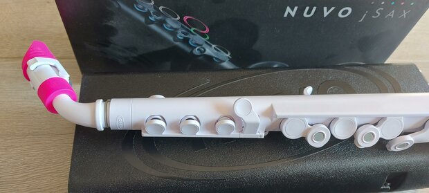 Nuvo jSax standaard kit, wit/rose